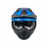 SWAY SW X2 TOKYO TROOPER Blue Red Moduler Kask