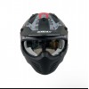 SWAY SW X2 TOKYO TROOPER Black Red Moduler Kask