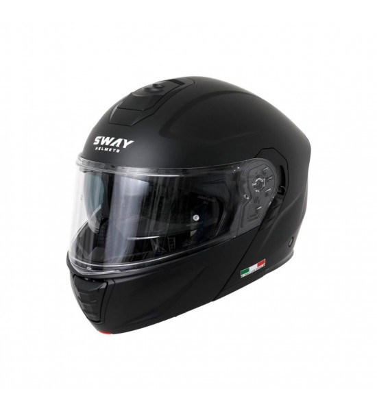 SWAY SW 917 Solid Matt Siyah Çene Açılır