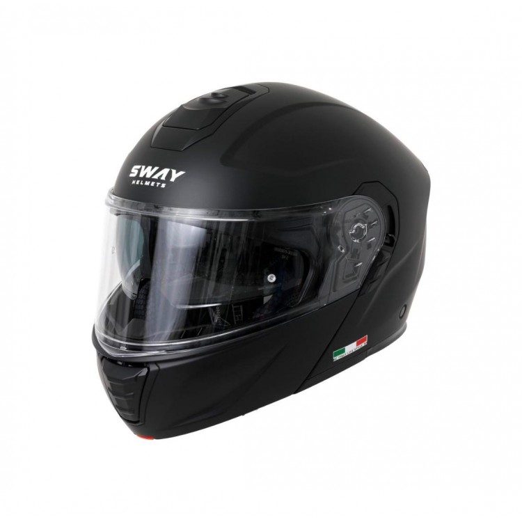 SWAY SW 917 Solid Matt Siyah Çene Açılır