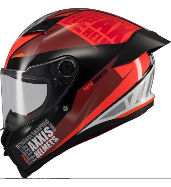 Axxis FENIX ORK B5 BLACK-RED MATT