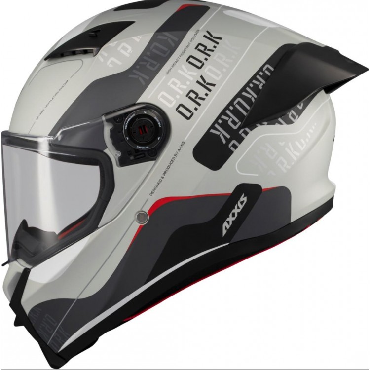 Axxis Fenix Ork Parlak Beyaz Gri