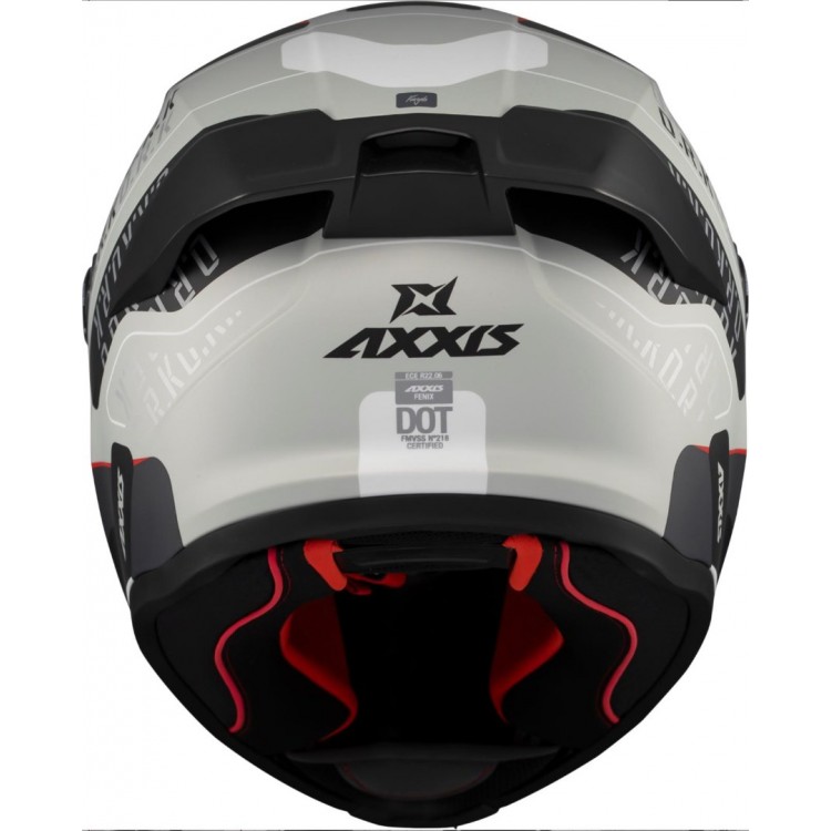 Axxis Fenix Ork Parlak Beyaz Gri