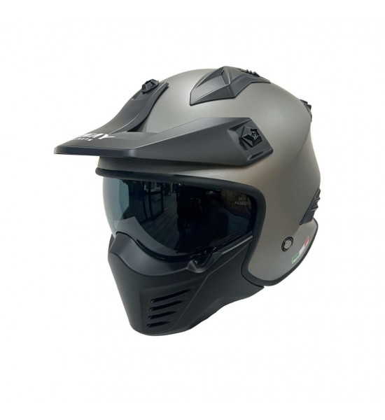 SWAY SW 726X TOKYO Dark Titanium Moduler Kask